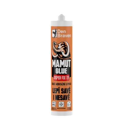 Den Braven MAMUT GLUE Disper Fix 280 ml kartuše šedá