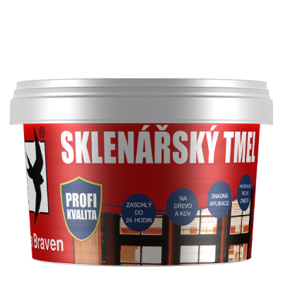 Den Braven Sklenářský tmel 5 kg kbelík béžová