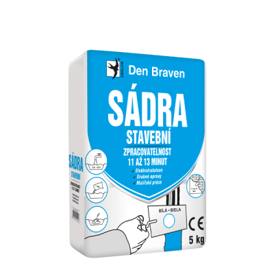 Den Braven Sádra stavební 20 kg pytel