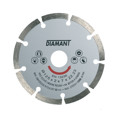 Den Braven Diamantový kotouč segmentový STANDARD Ø 125 mm