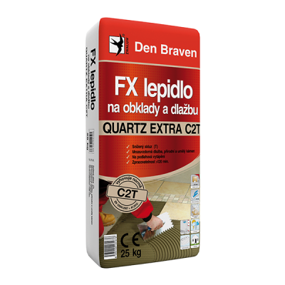 Den Braven FX lepidlo na obklady a dlažbu QUARTZ EXTRA C2T 25 kg pytel