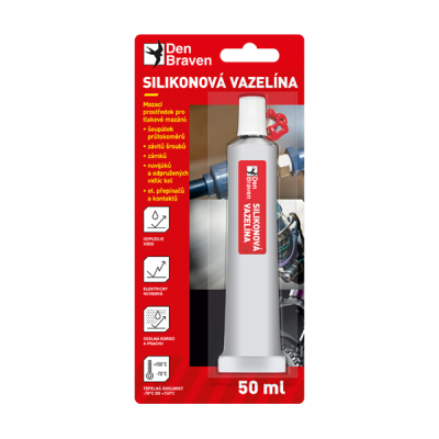 Den Braven Silikonová vazelína 50 ml tuba v blistru