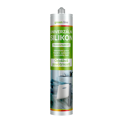 Den Braven Univerzální silikon Green Line 280 ml transparentní