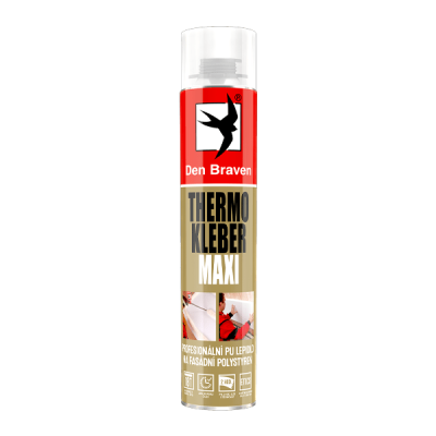 Den Braven THERMO KLEBER MAXI 870 ml pistolová dóza žlutá