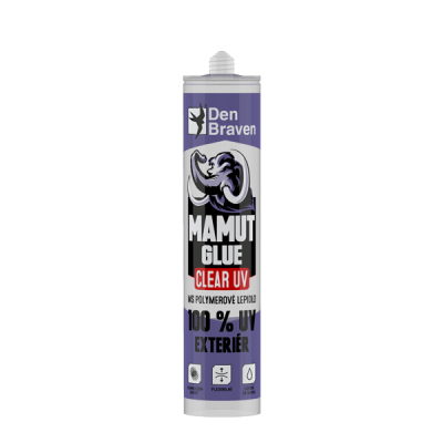 Den Braven MAMUT GLUE Clear UV 290 ml kartuše transparentní