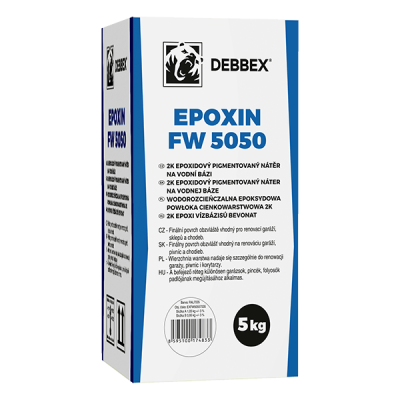 Den Braven EPOXIN FW5050 30 kg sada plechovek RAL 7035