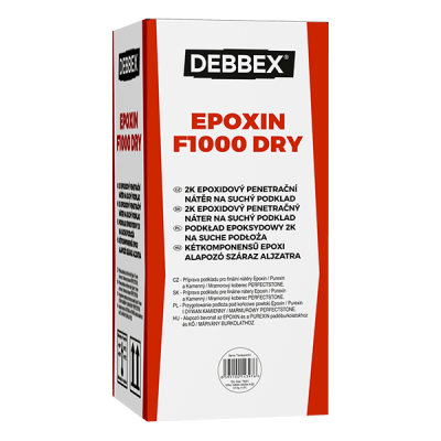 Den Braven EPOXIN F1000 DRY 4,4 kg plechovka transparentní