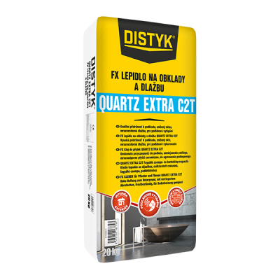 Den Braven FX lepidlo na obklady a dlažbu QUARTZ EXTRA C2T DISTYK Line 20 kg šedá