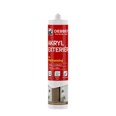 Den Braven Akryl Exteriér 280 ml kartuše šedá