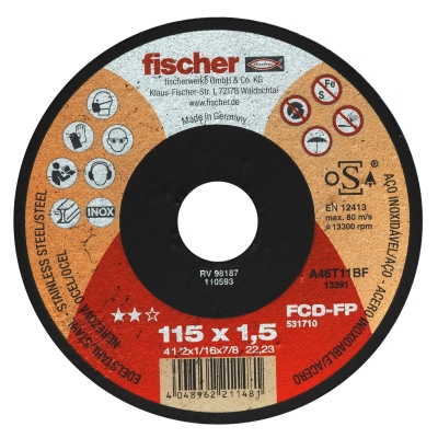 Fischer FCD-FP 115x1,5x22,23 plus