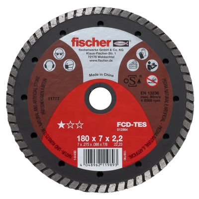 Fischer FCD-TES 180x2,2x22,2 DIA turbo na beton