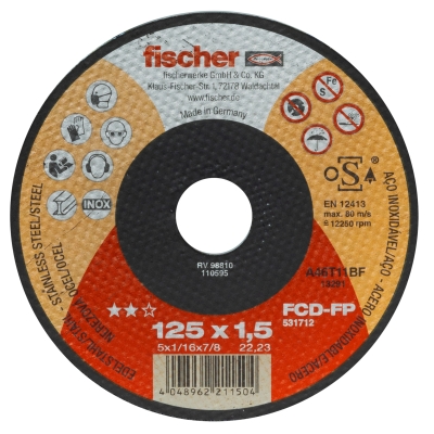 Fischer FCD-FP 125x1,5x22,23 plus