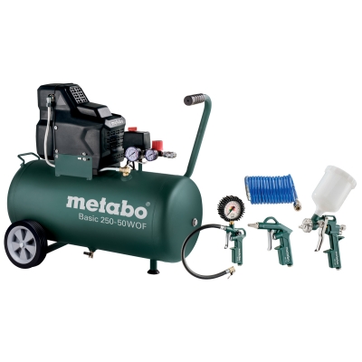 Metabo Basic 250-50 W OF  +  LPZ 4 Set