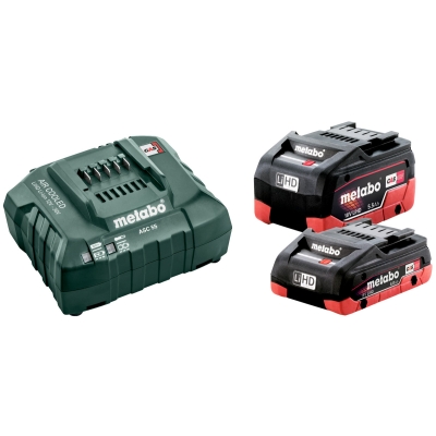 Metabo Basic-Set LiHD 18V 1 x 4.0 Ah  +  1 x 5.5 Ah