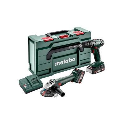 Metabo BS18 + W18 1x2,0,1x4,0Ah