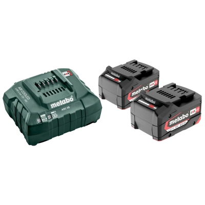 Metabo Basic-Set 2 x 4,0 Ah, ASC 55