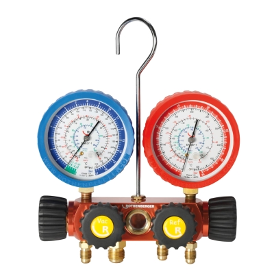 Rothenberger Analogová manometrová sada 4-cestná Standard, ( R410A, R32 )