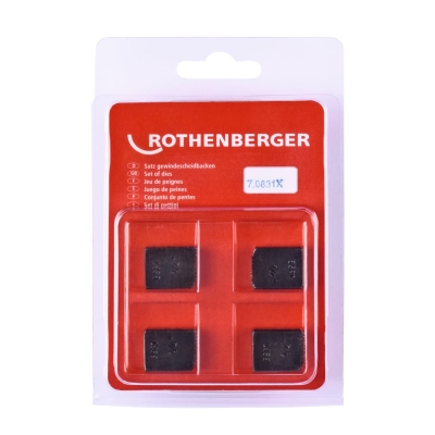 Rothenberger SC Řezací čelisti, BSPT R, 1/4", 4 ks?ck