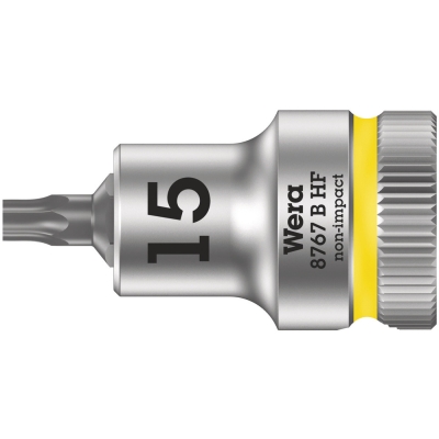 Wera 8767 B HF TORX® Zyklop zástrčný nástavec, s přidržovací funkcí, upínací čás 3/8", TX 15 x 35 mm