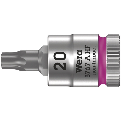 Wera 8767 A HF TORX® Zyklop zástrčný nástavec, s přidržovací funkcí, upínací část 1/4", TX 20 x 28 mm