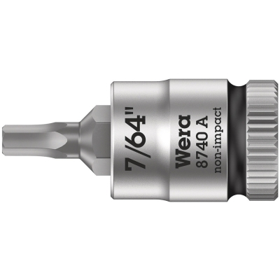 Wera 8740 A Zyklop zástrčný nástavec, upínací část 1/4", 7/64" x 28 mm