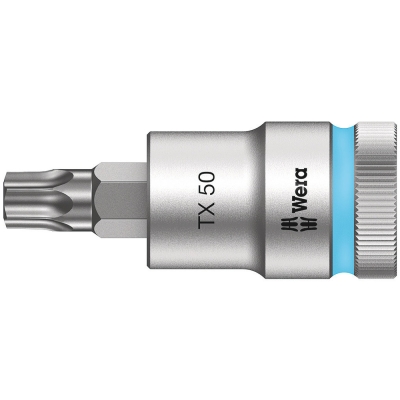 Wera 8767 C HF TORX® zástrčný nástavec Zyklop, s přidržovací funkcí, upínací část 1/2", TX 50 x 60 mm