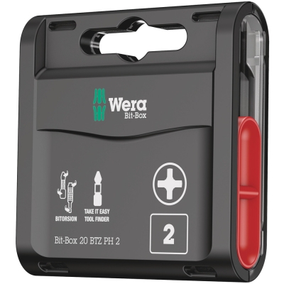 Wera Bit-Box 20 BTZ PH, PH 2 x 25 mm, 20 dílný