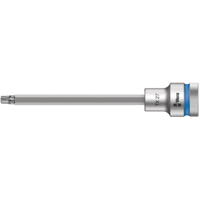 Wera 8767 C HF TORX® zástrčný nástavec Zyklop, s přidržovací funkcí, upínací část 1/2", TX 27 x 140 mm