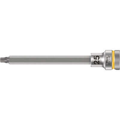 Wera 8767 B HF TORX® Zyklop zástrčný nástavec, s přidržovací funkcí, upínací čás 3/8", TX 25 x 107 mm