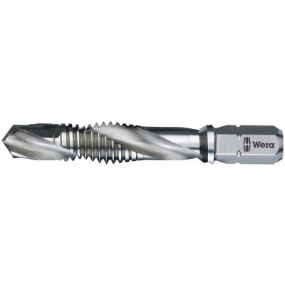 Wera 847 HSS Kombinované závitníky, 2.5 mm x 36 mm x M 3