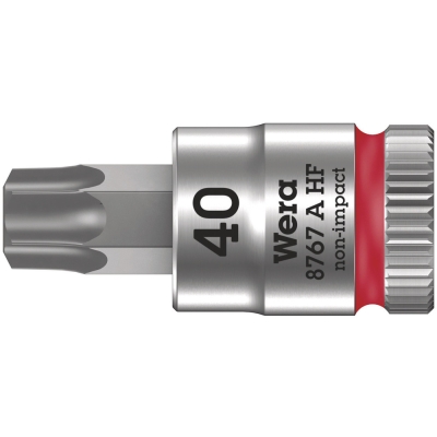 Wera 8767 A HF TORX® Zyklop zástrčný nástavec, s přidržovací funkcí, upínací část 1/4", TX 40 x 28 mm