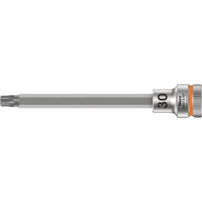 Wera 8767 B HF TORX® Zyklop zástrčný nástavec, s přidržovací funkcí, upínací čás 3/8", TX 30 x 107 mm