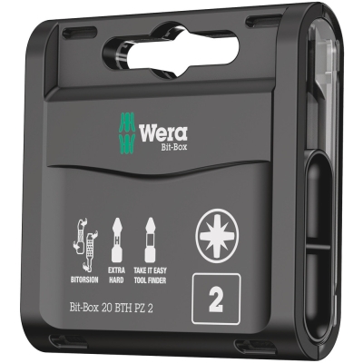 Wera Bit-Box 20 BTH PZ, PZ 2 x 25 mm, 20 dílný