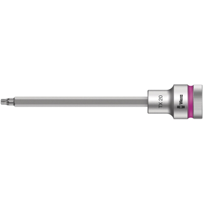 Wera 8767 C HF TORX® zástrčný nástavec Zyklop, s přidržovací funkcí, upínací část 1/2", TX 20 x 140 mm