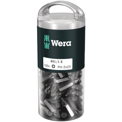 Wera 851/1 Z DIY 100 Bity, PH 2 x 25 mm, 100 dílný