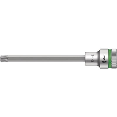 Wera 8767 C HF TORX® zástrčný nástavec Zyklop, s přidržovací funkcí, upínací část 1/2", TX 45 x 140 mm