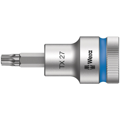 Wera 8767 C HF TORX® zástrčný nástavec Zyklop, s přidržovací funkcí, upínací část 1/2", TX 27 x 60 mm