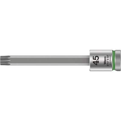 Wera 8767 B HF TORX® Zyklop zástrčný nástavec, s přidržovací funkcí, upínací čás 3/8", TX 45 x 100 mm