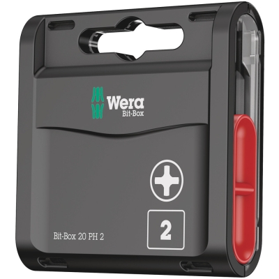 Wera Bit-Box 20 PH, PH 2 x 25 mm, 20 dílný