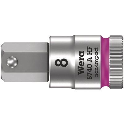 Wera 8740 A HF Zyklop zástrčný nástavec, s přidržovací funkcí, upínací část 1/4", 8 x 28 mm