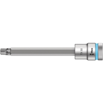 Wera 8767 C HF TORX® zástrčný nástavec Zyklop, s přidržovací funkcí, upínací část 1/2", TX 50 x 140 mm