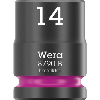 Wera 8790 B Nástrčná hlavice Impaktor s připojovacím rozměrem 3/8", 14 x 30 mm