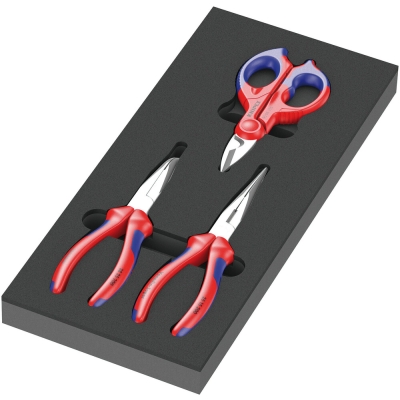 Wera 9781 Kleště KNIPEX v pěnové vložce, set 2, 3 dílný