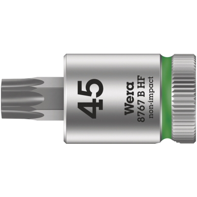 Wera 8767 B HF TORX® Zyklop zástrčný nástavec, s přidržovací funkcí, upínací čás 3/8", TX 45 x 38.5 mm