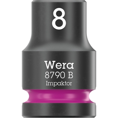 Wera 8790 B Nástrčná hlavice Impaktor s připojovacím rozměrem 3/8", 8 x 30 mm